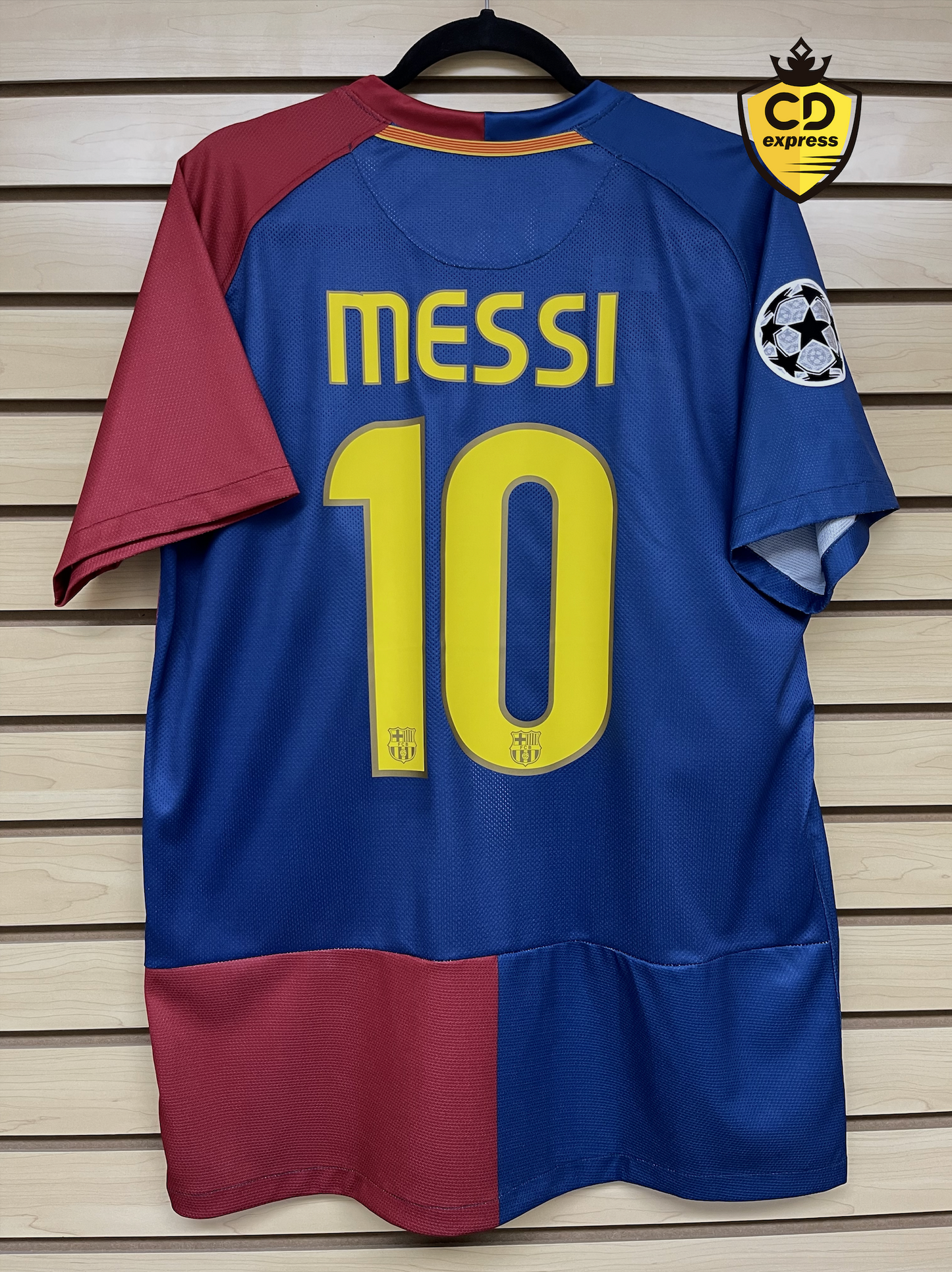 Camiseta 1ª equipación FC Barcelona 🇪🇸 UCL - 08/09 Versión Retro Messi #10