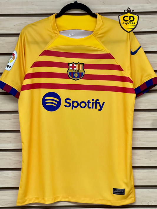 Camiseta Senyera FC Barcelona 🇪🇸 LFP - 22/23 Versión Aficionado Pedri #8